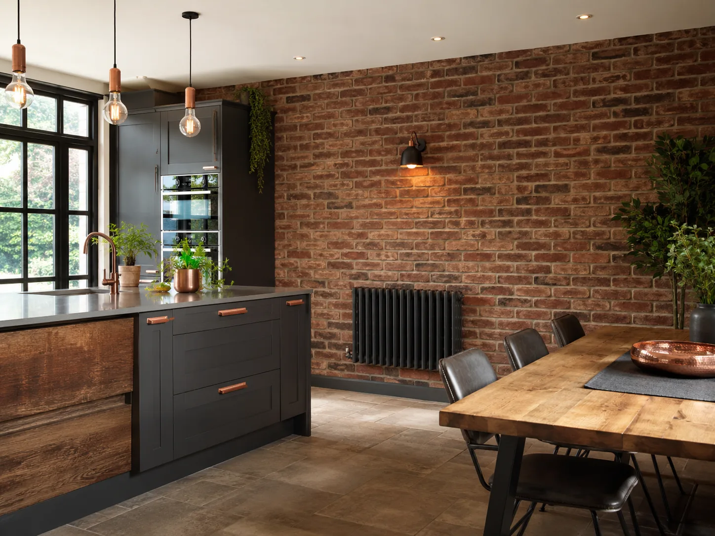 Brick slips & feature walls by TLS Tiling in London